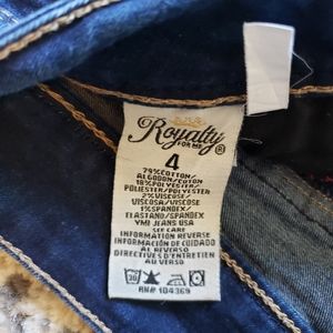Cuffed royalty sz 4 jeans